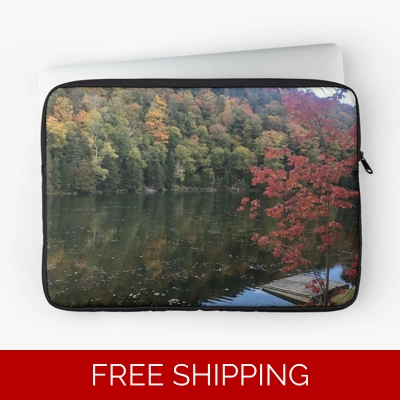 Le Studio Laptop Sleeve Lake Perry fall 2019